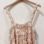 Greylin Sita Print Tiered Midi Dress with Piping Detail Size Small NWT Cottage Photo 6