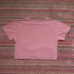 Uniqlo  DUSTY ROSE PINK CROP TEE Photo 2