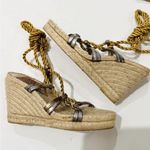 Tory Burch gladiator wedge espadrilles sandals Photo 4
