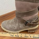 ROSS & SNOW “Emilina” Weatherproof Shearling Camo Moto Ankle Boots Size 6 Photo 10