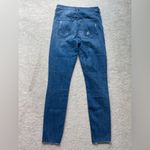 Mother Jeans The Stunner Ankle Fray Graffiti Girl Size 27 Photo 6
