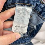 Carhartt Womens Straight Leg Jeans Womens 16 Medium Wash Mid Rise Blue Denim Photo 10