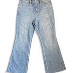 Talbots Womens Size 10 High Waist Flare Blue Denim Jeans 28" Inseam Photo 0