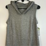 Tek Gear NWT Grey Sleeveless Hooded Shift Mini Dress Size Small Photo 1