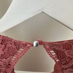 Francesca's Collections Lace Mini Dress in Dusty Rose Size XS Photo 5