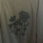 American Eagle  Outfitters Green Graphic Crew Neck Sweatshirt Photo 1