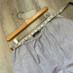 Brandy Melville Pants cotton striped womens White Blue (one size) coastal Photo 5