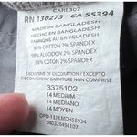 Lee  Easy Fit Cargo Capri Pants Womens Medium Grey Stretch Casual Outdoor Pockets Photo 4