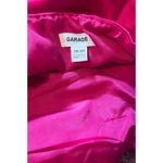 Garage  Holly Satin Plunge Halter Dress hot pink Photo 5