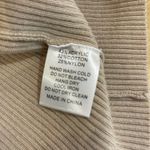 All:Row Nadia Sleeveless Turtleneck Top Ribbed Knit Neutral‎ Beige Medium Tan Photo 5