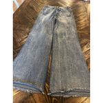Vibrant  Distressed Flare Jeans Women 5/26 Boho Western Cowgirl Aztec Fringe Photo 2