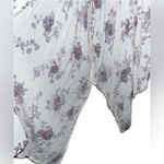 Altar'd State Altar’d State Lilac Floral Cape Short Sleeved Cardigan Oversized Size Small Photo 10