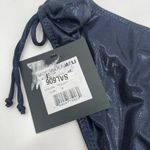 Norma Kamali Jason Bikini Bottoms Size Medium NWT True Navy Metallic Side Tie Photo 3