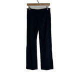 SKIMS  Pants Womens Medium Black Cotton Jersey Straight Leg Pant in soot Lounge Photo 5