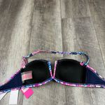 Lilly Pulitzer  Navy/Pink Print Bikini Top Photo 7