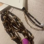 A New Day  necklace bracelet coordinate set Brown beads  gold ball jewelry New OS Photo 7