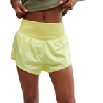 Free People Free‎ People Movement women's  Carpe Diem Shorts in sour citrus size XL Photo 0