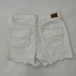 American Eagle  Distressed Boyfriend Shorts in White Photo 1