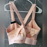SheFit NWT  Flex Sports Bra Medium Impact Blush Rose Gold Size 6 Luxe Photo 14