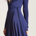 Forever 21 NWOT Blue Wrap Dress Photo 4