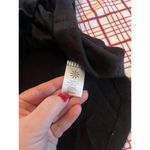 Athleta Womens Sweater XS Black Criss Cross Back Long Sleeve Pull Over Top Photo 1