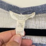 Eileen Fisher Women’s  Chambray Organic Linen Tunic Blouse Poncho Coverup Dress Photo 2