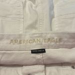 American Eagle Curvy Hi-Rise Shortie Jean Shorts 18 White Photo 3