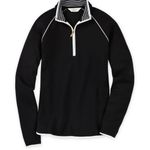 Clover by Bobby Jones Quarter Zip Pullover Pima Cotton Black Golf‎ Preppy Size M Size M Photo 1