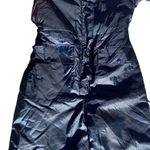 Vintage 1970s Montgomery Ward Snowmobile Garment Ski Coverall Outerwear W Large Black Photo 3