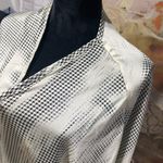 silky cape cardigan cream and black Size undefined Photo 4