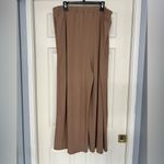 Cider  Rib Knit Pull‎ On Wide Leg Pants with Pockets Photo 5