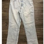 Frye  Jeans High Rise Cuffed Crop Stevie Wash Denim Size 16/34 Inseam NWT Photo 0