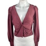 AFRM Red Maroon Plunge V Photo 0