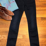 G-Star Raw 3301 Contour High Skinny Women’s 24 Black Dark Wash Distressed Jeans Photo 0