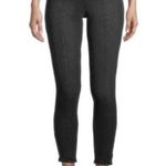 No Boundaries NOBO/ High Rise Crop Skinny Black Denim Capri‎ Retro Front Seam 15 Photo 5