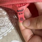 Aerie erie Coral Ribbed Cropped Tank Top Women's Medium – Cotton Blend Stretch Cami Photo 3