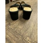 L'Agence  Green Suede Open Toe Block Heel‎ Slip On Size 37 US 6 Photo 8