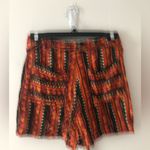 Farm Rio  Gemma Belted Shorts in Orange Geometric Print Size XS Viscose Photo 7