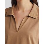 Treasure & Bond Organic Cotton Relaxed Fit Long Sleeve Polo T-Shirt NWT XL Photo 3