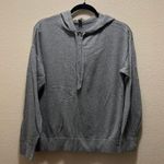 Hilary Radley Sweatshirt Hoodie Jacket Gray Long Sleeve Long Sleeve Pullover M Photo 1