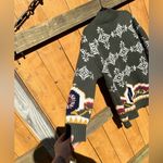 Vintage Floral Best American Clothing Sweater Sz small‎ green 90s cottage cozy Photo 10