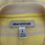 Urban Outfitters Yellow Striped  Fleece Crewneck Photo 2