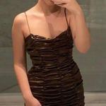 Urban Outfitters UO Iris Satin Ruched Dress Photo 4