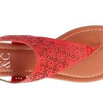 New York & Company Nikki Hooded Perforated Thong Sandal Photo 1