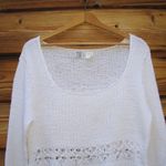 TSE Scoop Neck Cotton Pullover Sweater Knit Top Photo 2