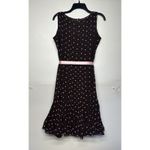 Sandra Darren  Dress Women’s 10P Semi-Sheer Polka Dot Zipper Sleeveless 10 Petite Photo 7