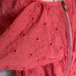 Lsenboye Eyelet Zipper Front Flowy Tank Top Size L Photo 2