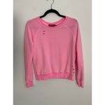 n:philanthropy  distressed pink sweatshirt size small Photo 1