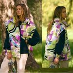 Free People Movement Bubble Printed Puffer Vest S Kai Geo Photo 1