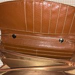 Etienne Aigner Aigner  brown/ tan wristlet with shoulder strap Photo 4